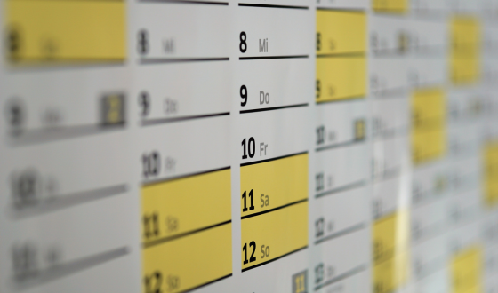 Set a realistic timetable